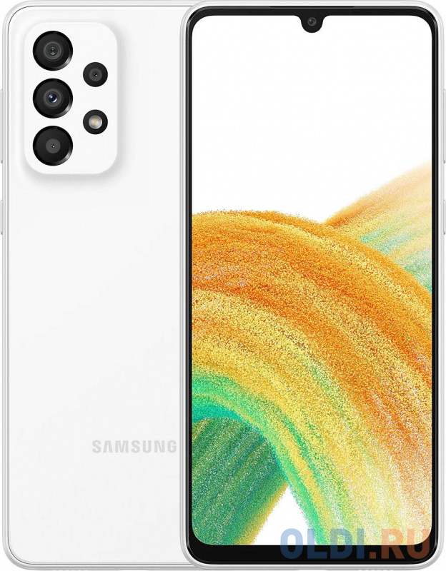

Смартфон Samsung Galaxy A33 128 Gb White, Белый