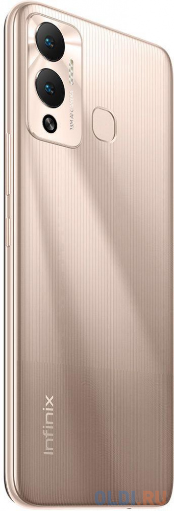 Смартфон Infinix X6816D Hot 12 Play NFC 64Gb 4Gb золотистый моноблок 3G 4G 2Sim 6.82