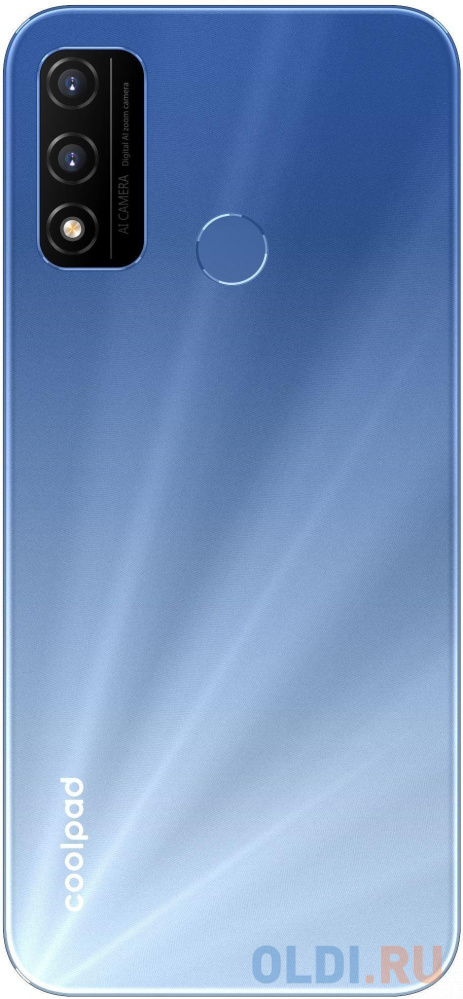 Смартфон ARK CoolPad 10A 64Gb 3Gb синий моноблок 3G 4G 6.517" 720x1600 Android 11 13Mpix 802.11 b/g/n GPS GSM900/1800 GSM1900 TouchSc фото