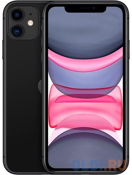 

Смартфон Apple A2221 iPhone 11 128Gb 4Gb черный моноблок 3G 4G 2Sim 6.1" 828x1792 iPhone iOS 15 12Mpix 802.11 a/b/g/n/ac/ax NFC GPS GSM900/1800 G