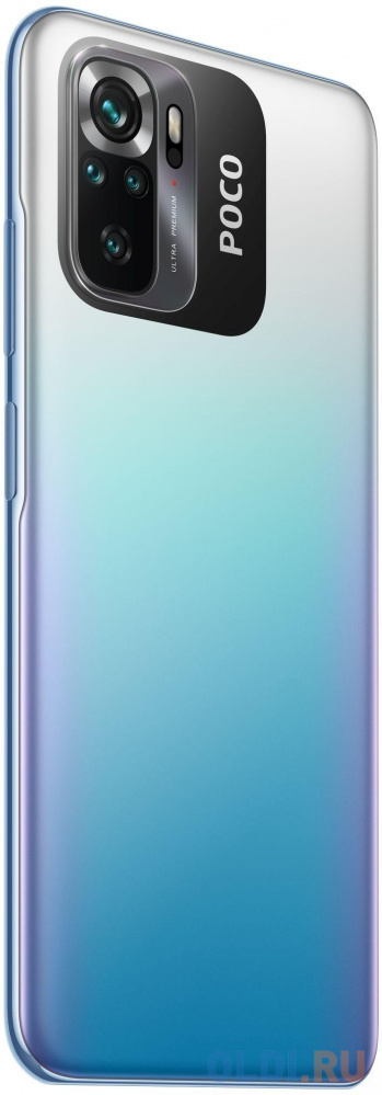 Смартфон Xiaomi Poco M5s 128Gb 4Gb голубой моноблок 3G 4G 2Sim 6.43" 1080x2400 Android 12 64Mpix 802.11 a/b/g/n/ac NFC GPS GSM900/1800 GSM1900 To фото