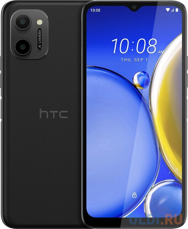 Смартфон HTC Wildfire E plus 32Gb 2Gb черный моноблок 3G 4G 2Sim 6.517
