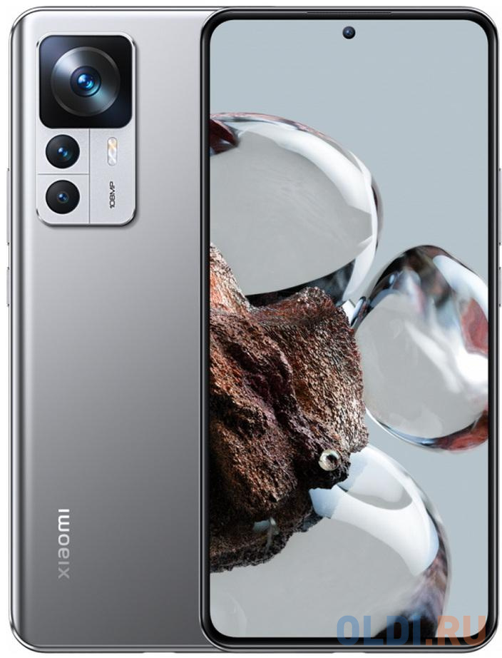 

Смартфон Xiaomi 12T, 8+128 GB, Silver