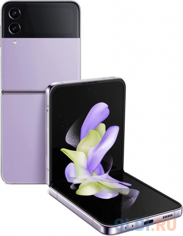 

Смартфон Samsung SM-F721B Galaxy Z Flip 4 256Gb 8Gb фиолетовый раскладной 3G 4G 6.7" 1080x2640 Android 11 12Mpix 802.11 a/b/g/n/ac NFC GPS GSM900