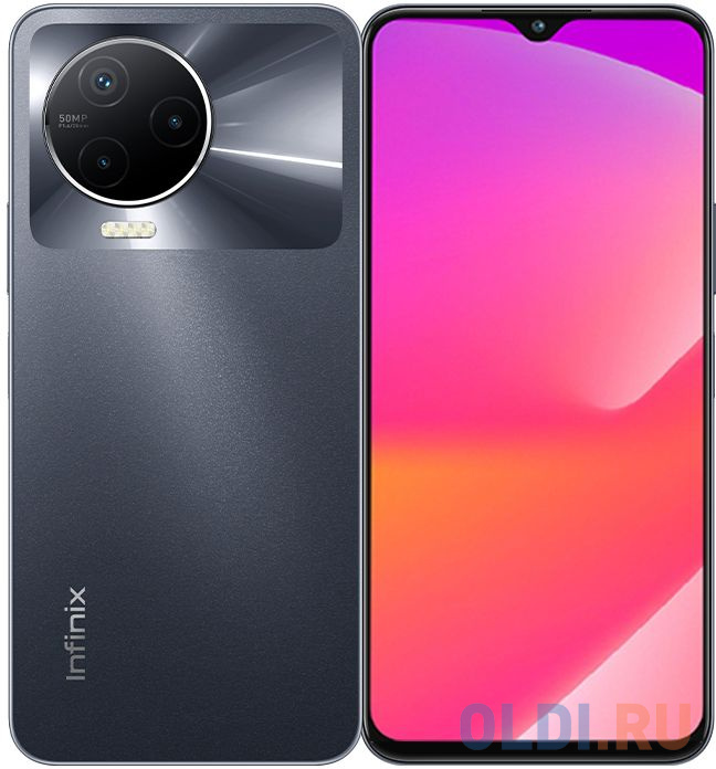 

Смартфон Infinix X676C Note 12 2023 256Gb 8Gb FM серый моноблок 3G 4G 2Sim 6.7" 1080x2460 XOS 10.6 50Mpix 802.11 a/b/g/n/ac NFC GPS GSM900/1800 G