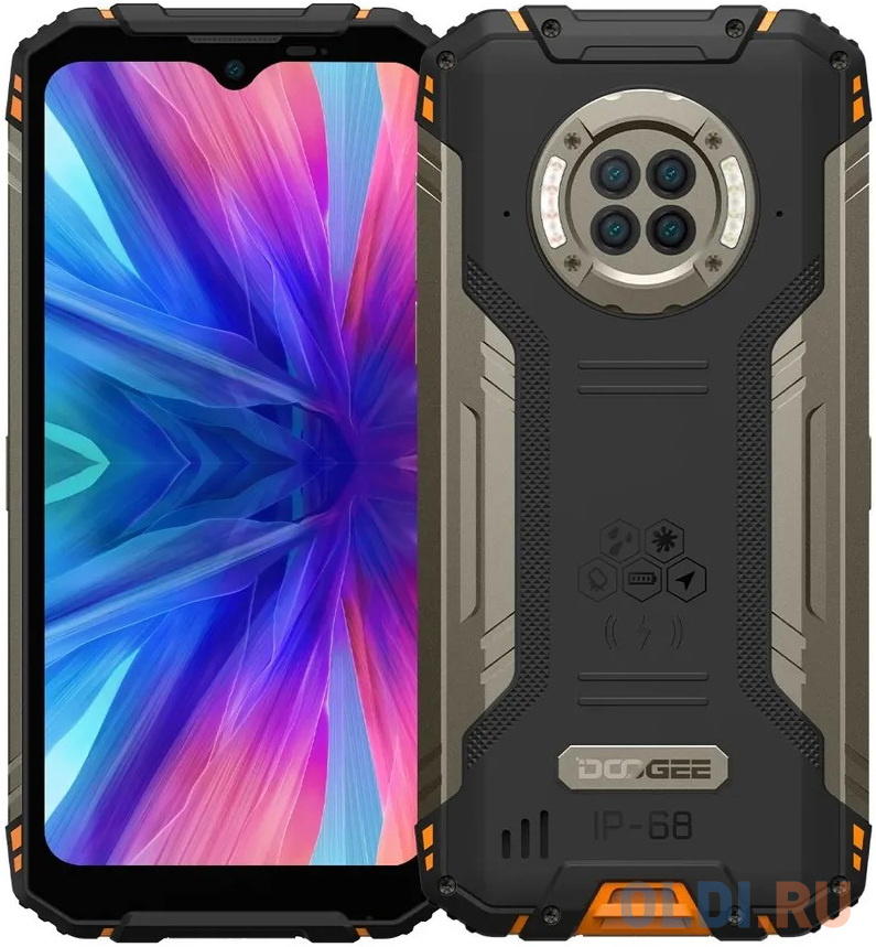 

Doogee S98 Volcano Orange, 6.3'' 19:9 1080x2340, 2 x Cortex - A76 2.1 ГГц+6 x Cortex -A55 2.0 ГГЦ, 8 Core, 8GB RAM, 256GB, up to 512GB flash