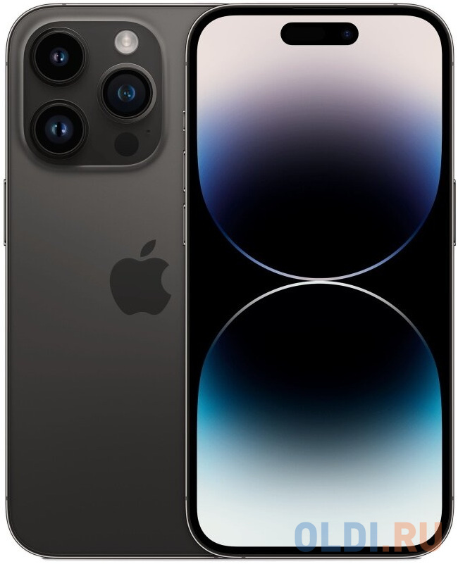 

Смартфон Apple A2890 iPhone 14 Pro 256Gb 6Gb черный космос моноблок 3G 4G 6.1" 1179x2556 iOS 16 48Mpix 802.11 a/b/g/n/ac/ax NFC GPS GSM900/1800 G