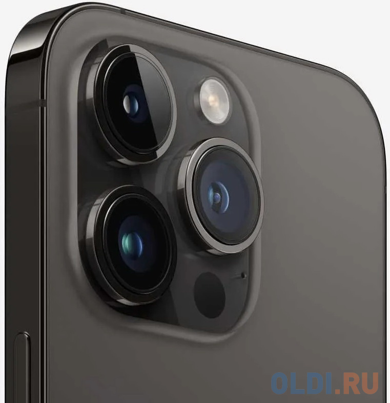 Смартфон Apple A2892 iPhone 14 Pro 128Gb 6Gb черный космос моноблок 3G 4G 2Sim 6.1" 1179x2556 iOS 16 48Mpix 802.11 a/b/g/n/ac/ax NFC GPS GSM900/1 фото