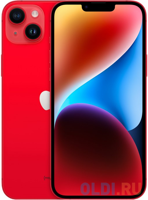 

Смартфон Apple iPhone 14 Plus A2888 128Gb красный 3G 4G 6.7" 1284x2778 iOS 16 12Mpix 802.11 ax NFC G