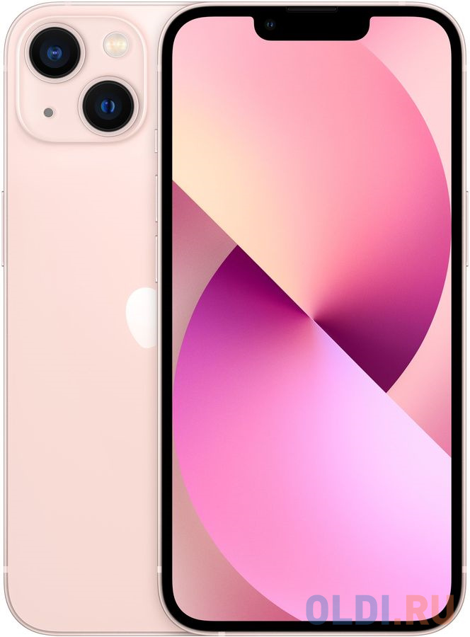 Смартфон Apple A2633 iPhone 13 128Gb 4Gb розовый моноблок 3G 4G 6.1