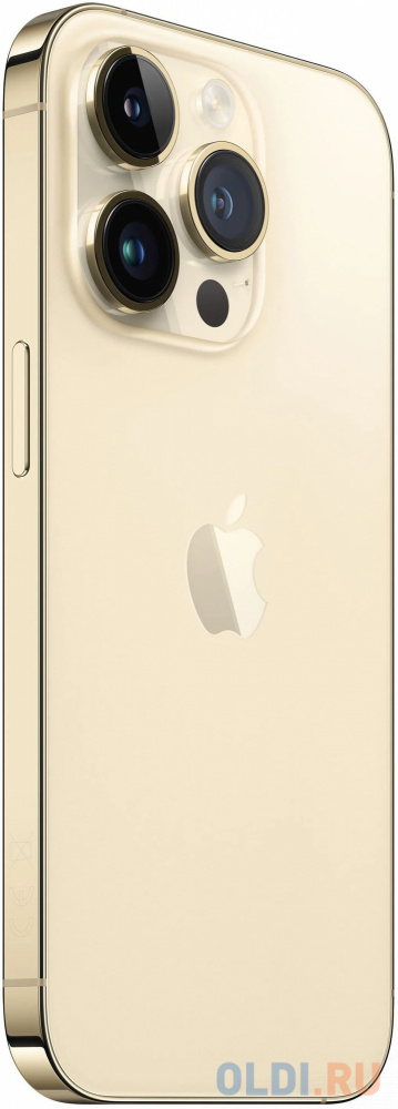 Смартфон Apple A2892 iPhone 14 Pro 128Gb 6Gb золотой моноблок 3G 4G 2Sim 6.1" 1179x2556 iOS 16 48Mpix 802.11 a/b/g/n/ac/ax NFC GPS GSM900/1800 GS фото