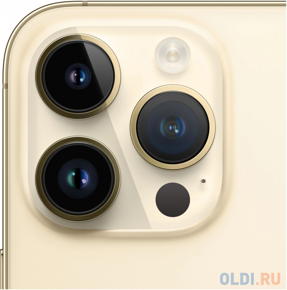 Смартфон Apple A2892 iPhone 14 Pro 128Gb 6Gb золотой моноблок 3G 4G 2Sim 6.1" 1179x2556 iOS 16 48Mpix 802.11 a/b/g/n/ac/ax NFC GPS GSM900/1800 GS фото