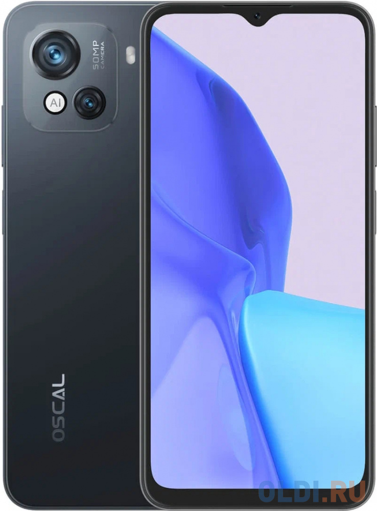 

Смартфон Blackview Oscal C80 128 Gb Black, Черный