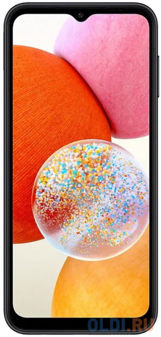 Смартфон Samsung Galaxy A14 64 Gb Black клип кейс samsung для samsung galaxy s23 rugged gadget case титан ef rs911cbegru