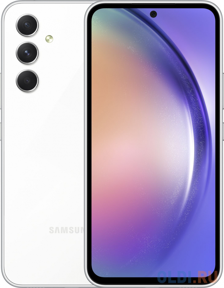 Смартфон Samsung Galaxy A54 256 Gb White защитное стекло для экрана digma для xiaomi poco x3 x3 pro прозрачная 1шт dgg1xpx3aa