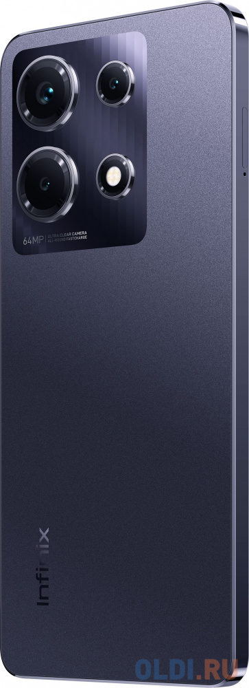 Смартфон Infinix X6833B Note 30 256Gb 8Gb черный моноблок 3G 4G 2Sim 6.78" 1080x2460 Android 13 64Mpix 802.11 a/b/g/n/ac NFC GPS GSM900/1800 GSM1 фото