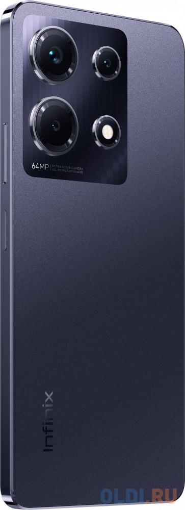 Смартфон Infinix X6833B Note 30 256Gb 8Gb черный моноблок 3G 4G 2Sim 6.78" 1080x2460 Android 13 64Mpix 802.11 a/b/g/n/ac NFC GPS GSM900/1800 GSM1 фото