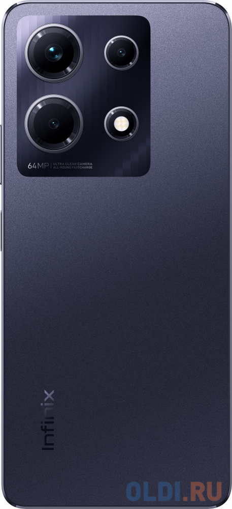 Смартфон Infinix X6833B Note 30 256Gb 8Gb черный моноблок 3G 4G 2Sim 6.78" 1080x2460 Android 13 64Mpix 802.11 a/b/g/n/ac NFC GPS GSM900/1800 GSM1 фото