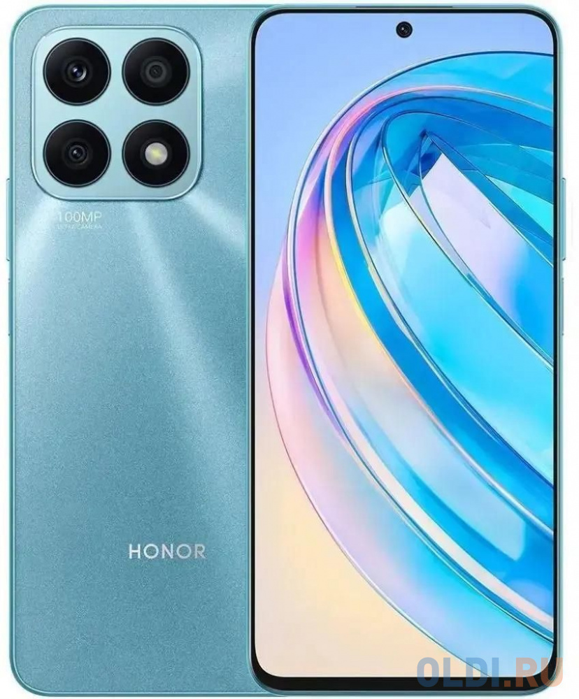 Смартфон Honor X8a 128 Gb Blue, цвет голубой, размер 74.5 х 162.9 х 7.48 мм - фото 1