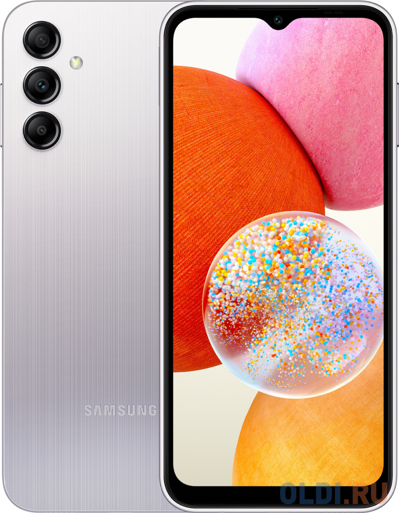 

Мобильный телефон GALAXY A14 A145 4/64GB SILVER SAMSUNG