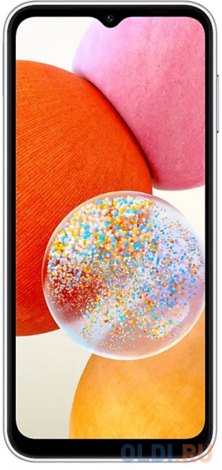 Смартфон Samsung Galaxy A14 64 Gb Silver смартфон samsung sm a346e galaxy a34 5g 256gb 8gb серебристый моноблок 3g 4g 2sim 6 6 1080x2340 android 13 48mpix 802 11 a b g n ac nfc gps gsm9