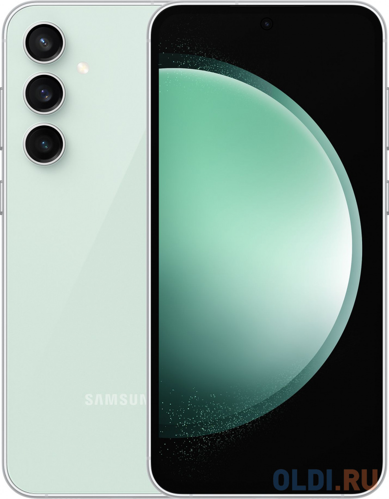 Смартфон Samsung SM-S711B Galaxy S23 FE 5G 256Gb 8Gb мятный клип кейс samsung для samsung galaxy s23 rugged gadget case титан ef rs911cbegru