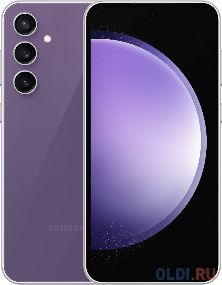 Смартфон Samsung SM-S711B Galaxy S23 FE 5G 256Gb 8Gb фиолетовый смартфон samsung sm s711b galaxy s23 fe 5g 256gb 8gb мятный моноблок 3g 4g 6 4 1080x2340 android 13 50mpix 802 11 a b g n ac ax nfc gps gsm900 1