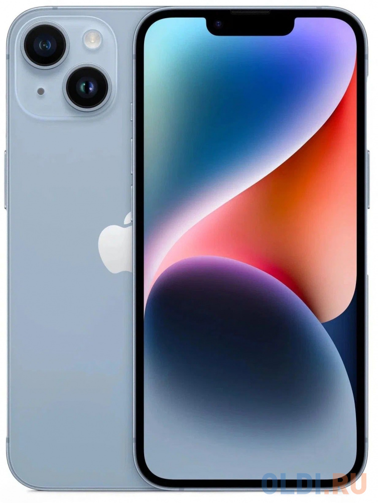 

Смартфон Apple A2888 iPhone 14 Plus 128Gb 6Gb голубой моноблок 3G 4G 2Sim 6.7" 1284x2778 iOS 17 12Mpix 802.11 a/b/g/n/ac/ax NFC GPS Protect