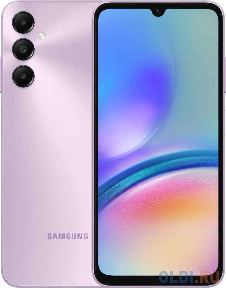Смартфон Samsung Galaxy A05s 4/128Gb,  SM-A057F,  лаванда смартфон samsung sm a057f galaxy a05s 64gb 4gb