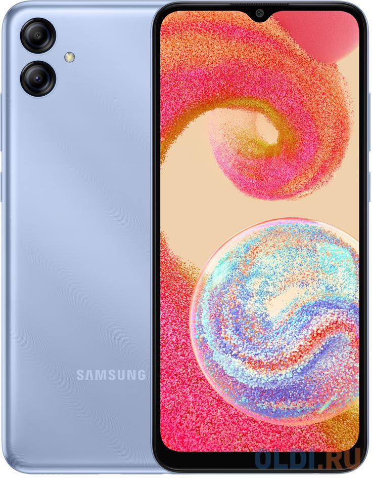 Смартфон Samsung Galaxy A04e 32 Gb Blue фильтр барьер профи big blue 20 механика