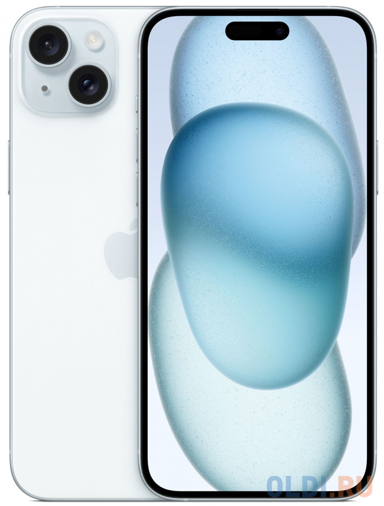 Смартфон Apple iPhone 15 Plus 256Gb, A3096, голубой 