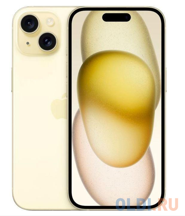 Смартфон Apple iPhone 15 512 Gb Yellow смартфон apple a3101 iphone 15 pro 512gb синий титан моноблок 3g 4g 6 1 ios 17 802 11 a b g n ac ax nfc gps