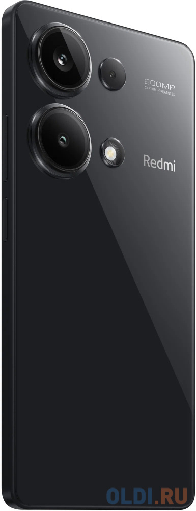 Redmi Note 13 Pro Midnight Black (23117RA68G), 16,9 cm (6.67") 20:9 2400 x 1080, 2х2.8 ГГц + 6х2.0 ГГц, 8 Core, 8 GB, 256 GB, 200 МП/16Mpix, 2 Si 52853 - фото 6