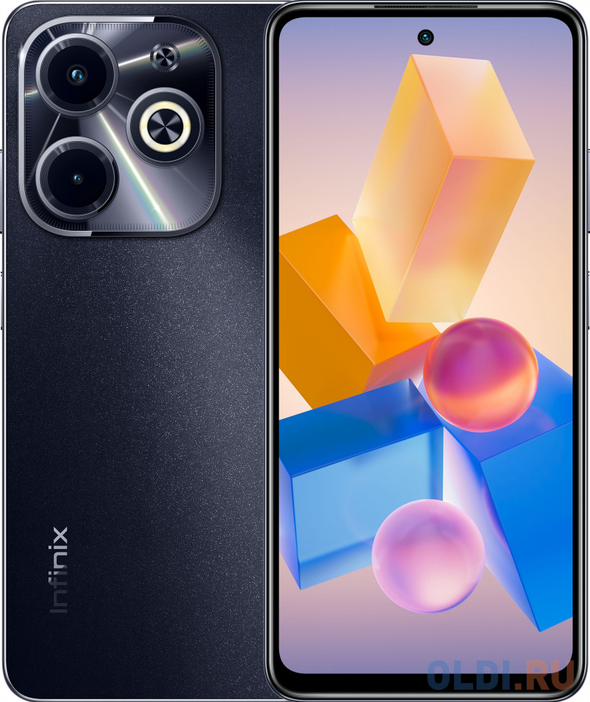 

Смартфон Infinix X6528B Hot 40i 128Gb 8Gb черный моноблок 3G 4G 2Sim 6.56" 720x1612 Android 13 50Mpix 802.11 a/b/g/n/ac NFC GPS GSM900/1800 GSM19