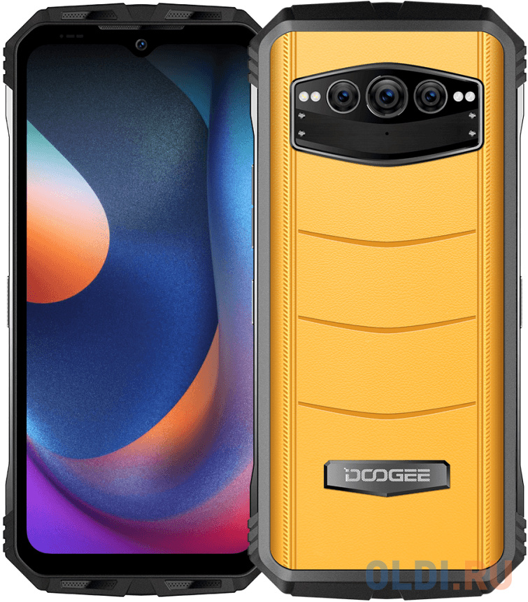 Doogee S100 Cyber Yellow, 16,71 см (6.58") 2408 x 1080 пикселей, 2.2GHz, 8 Core, 12 ГБ, 256GB, up to 2TB flash, 108 МП+ 20 МП + 16 МП/32Mpix, 2 S