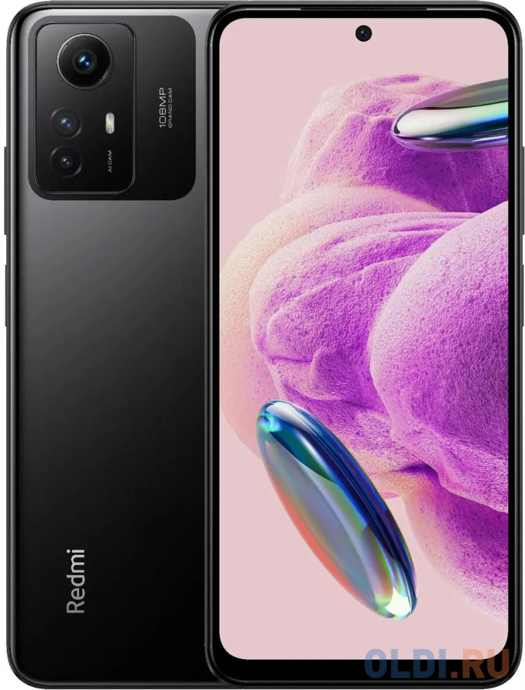 

Смартфон Xiaomi Redmi Note 12S 8/256Gb Onyx Black MZB0E85RU (47609)