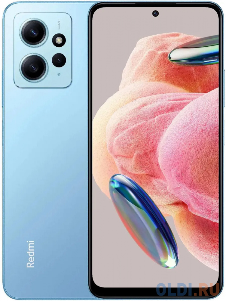 

Смартфон Xiaomi Redmi Note 12 128 Gb Blue, Голубой
