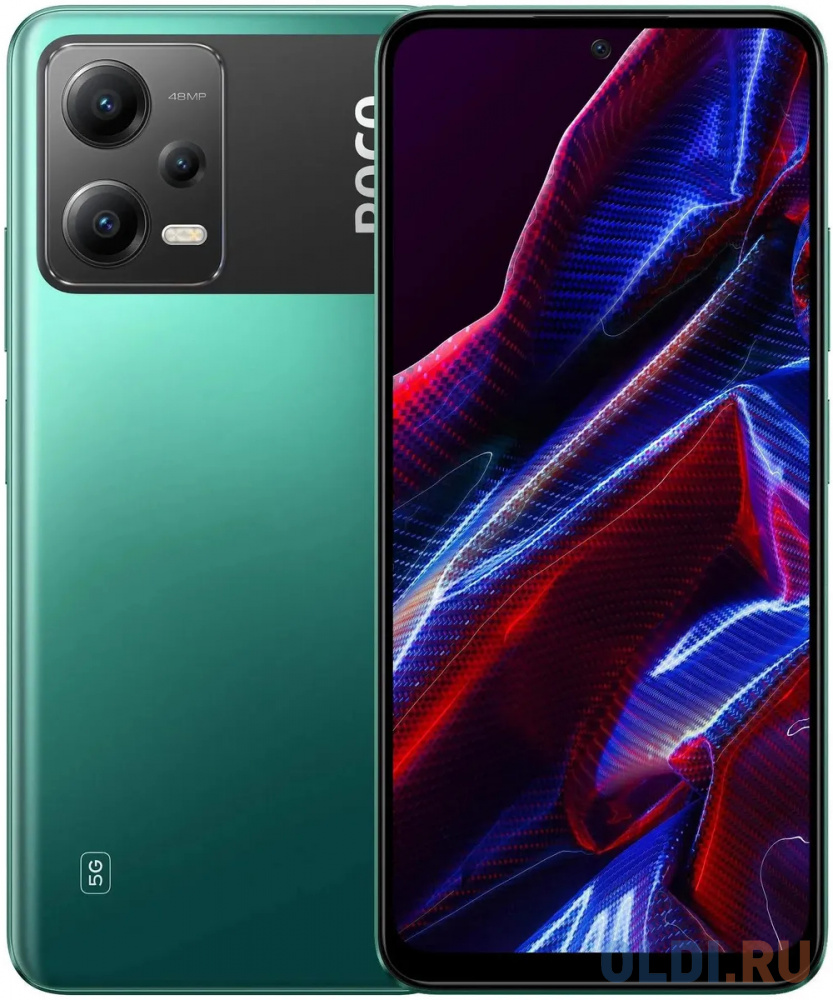 

Смартфон Xiaomi Poco X5 5G 6/128Gb, зеленый