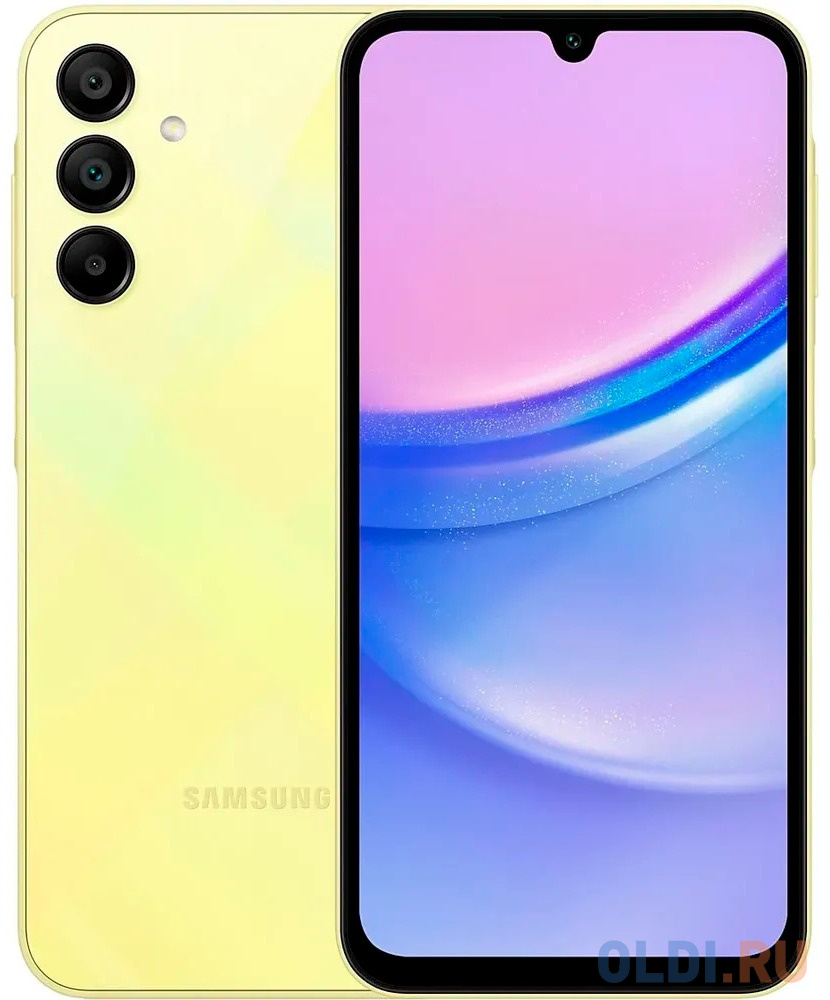 

Смартфон Samsung Galaxy A15 256 Gb Yellow, Желтый