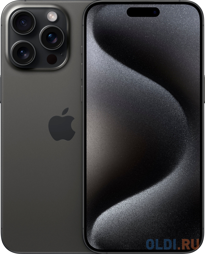 

Смартфон Apple A3108 iPhone 15 Pro Max 256Gb черный титан моноблок 3G 4G 2Sim 6.7" 1290x2796 iOS 17 48Mpix 802.11 a/b/g/n/ac/ax NFC GPS GSM900/18