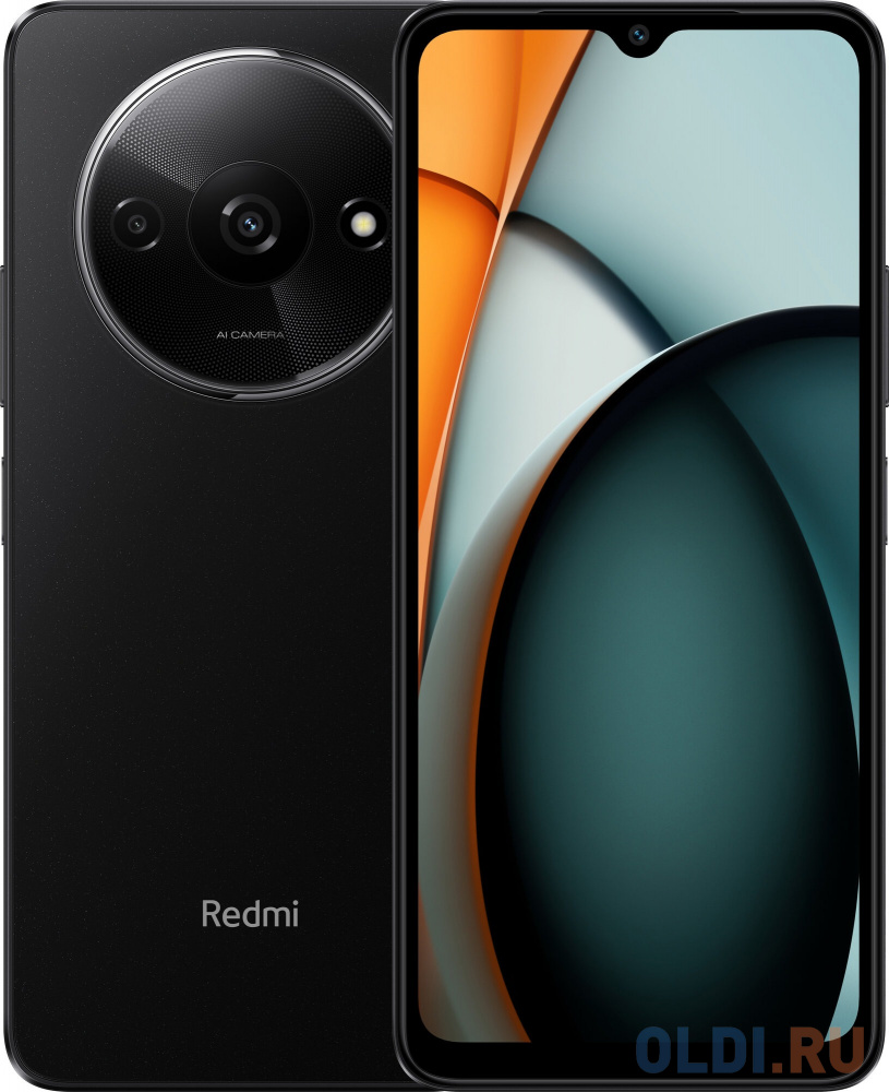 Redmi A3 Midnight Black (23129RN51X), 17,20 см (6.78