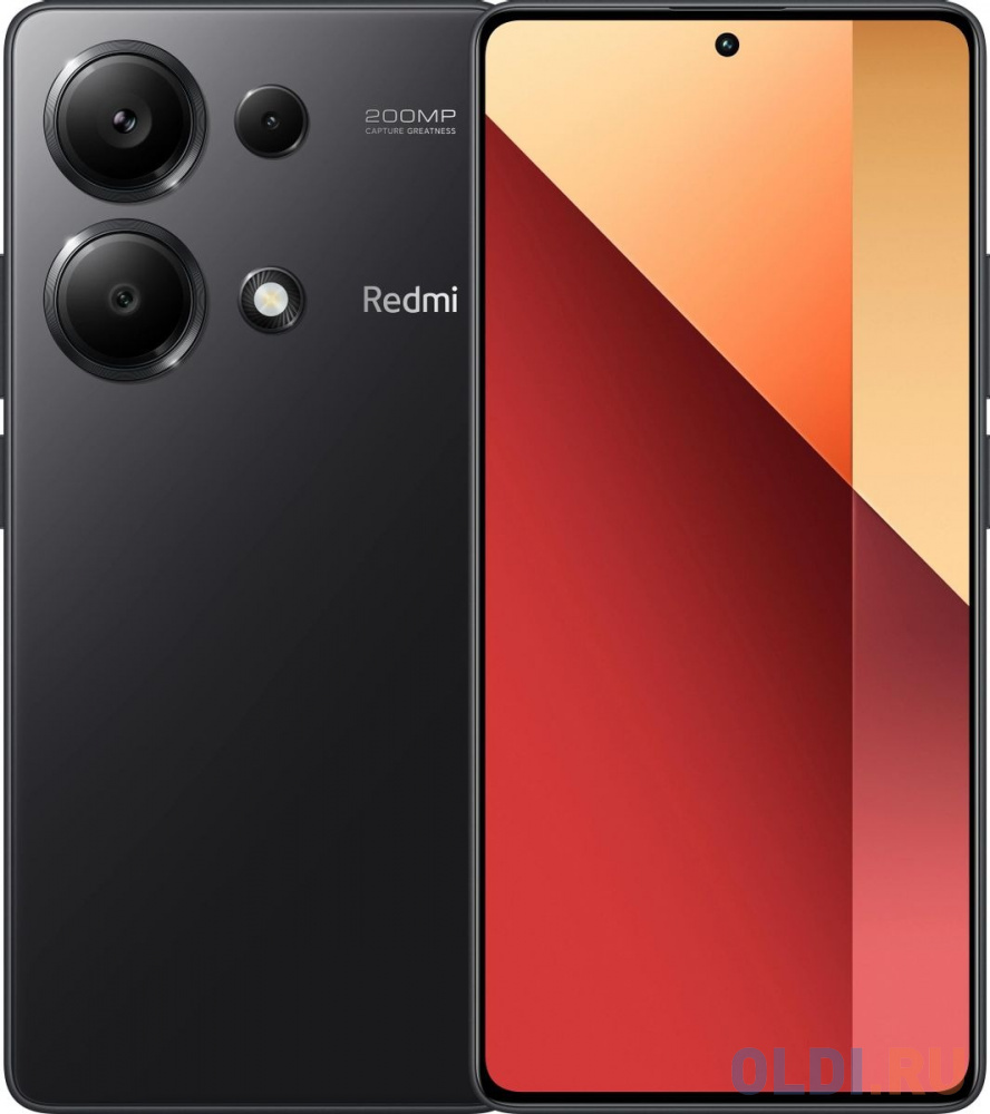 Redmi Note 13 Pro Midnight Black (23117RA68G), 16,9 cm (6.67