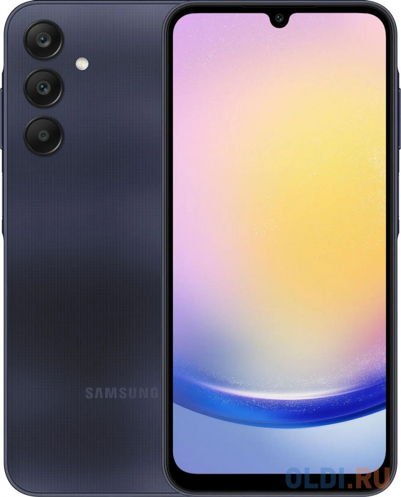 Мобильный телефон GALAXY A25 8/256GB SM-A256 BLACK SAMSUNG