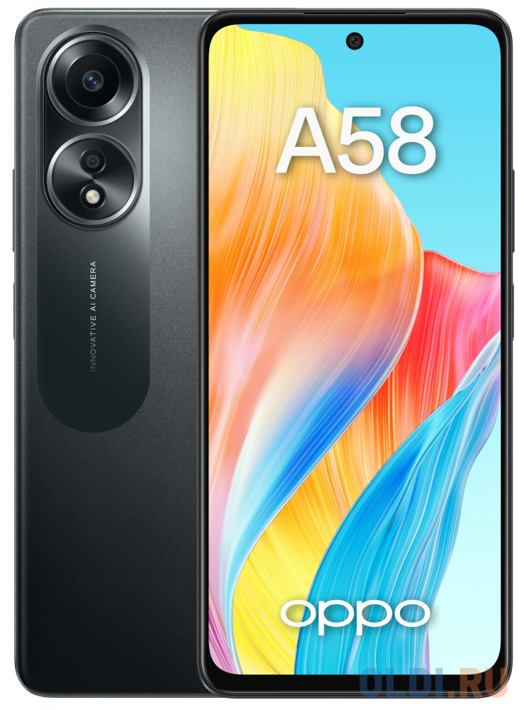 

Смартфон OPPO A58 CPH2577 6/128GB Черный (631001000333)