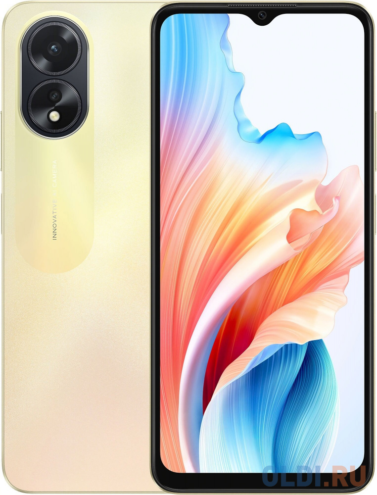 

Смартфон OPPO A38 4/128Gb, золотой