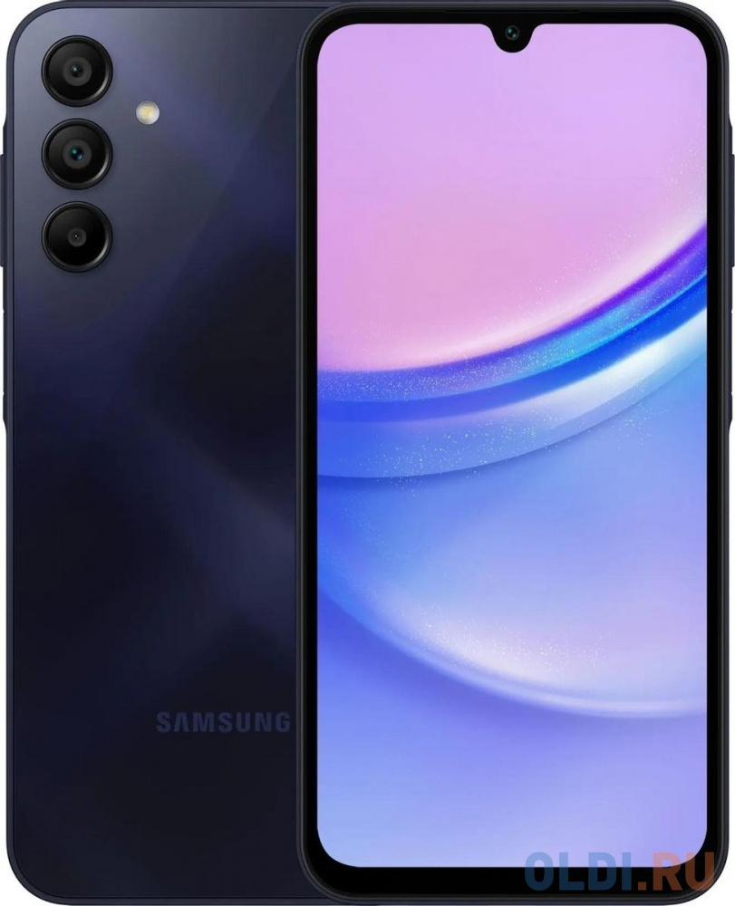 

Смартфон Samsung Galaxy A15 SM-A155F 6/128Gb Blue Black (SM-A155FZKGMEA)