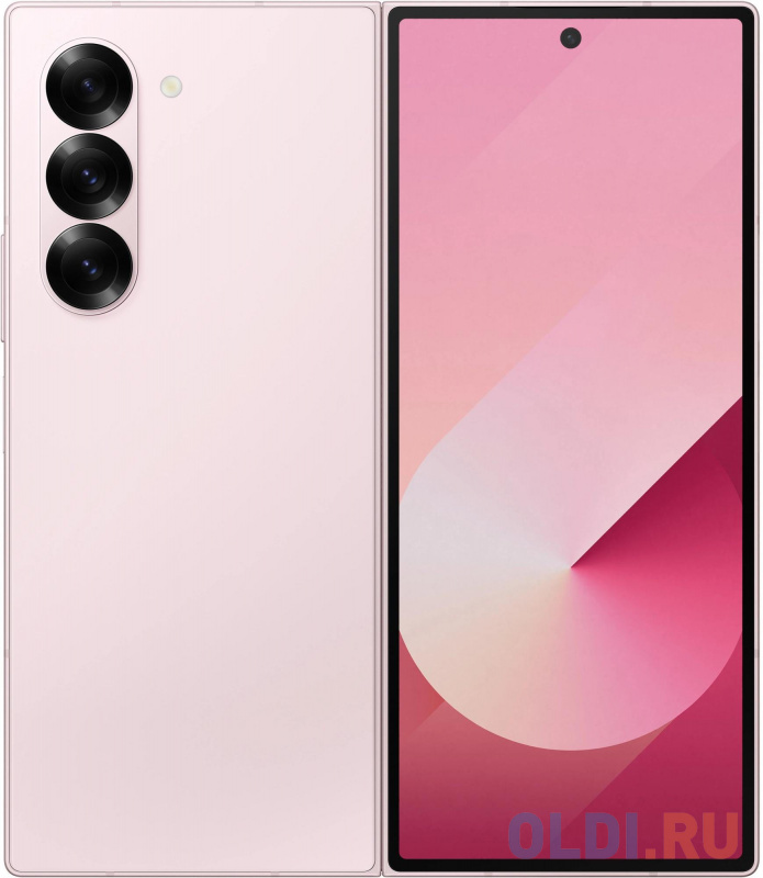 

Смартфон Samsung SM-F956B Galaxy Z Fold 6 256Gb 12Gb розовый раскладной 3G 4G 2Sim 7.6" 1856x2160 Android 14 50Mpix 802.11 a/b/g/n/ac/ax NFC GPS