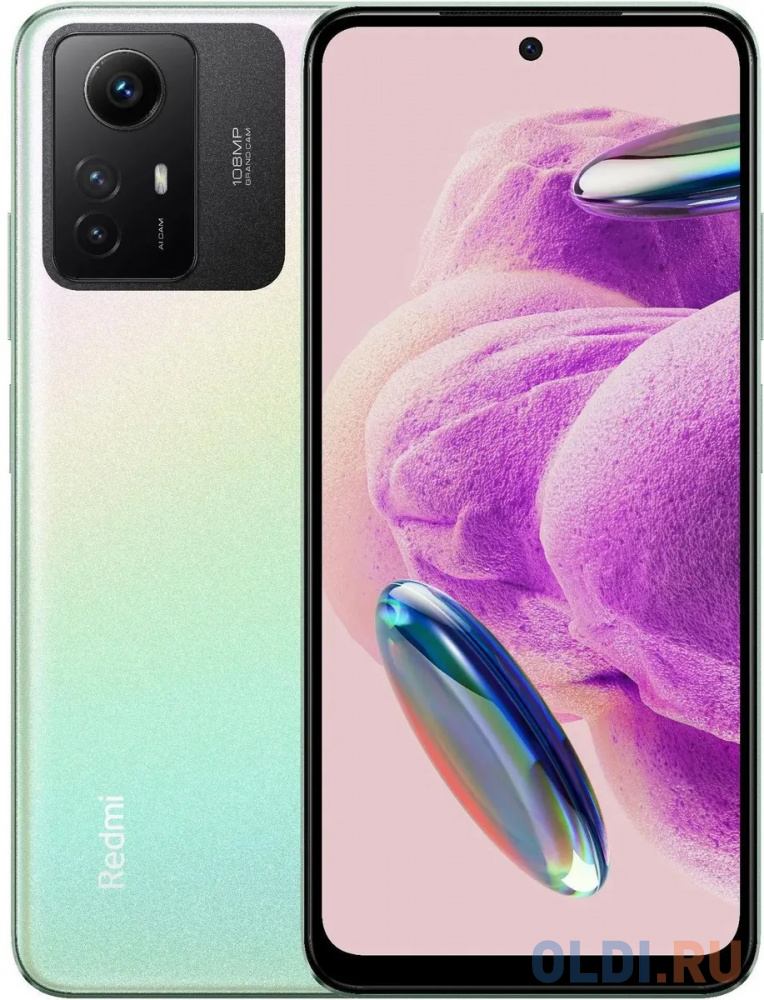 

Смартфон Xiaomi Redmi Note 12S 6/128Gb Pearl Green MZB0E82RU (47606)