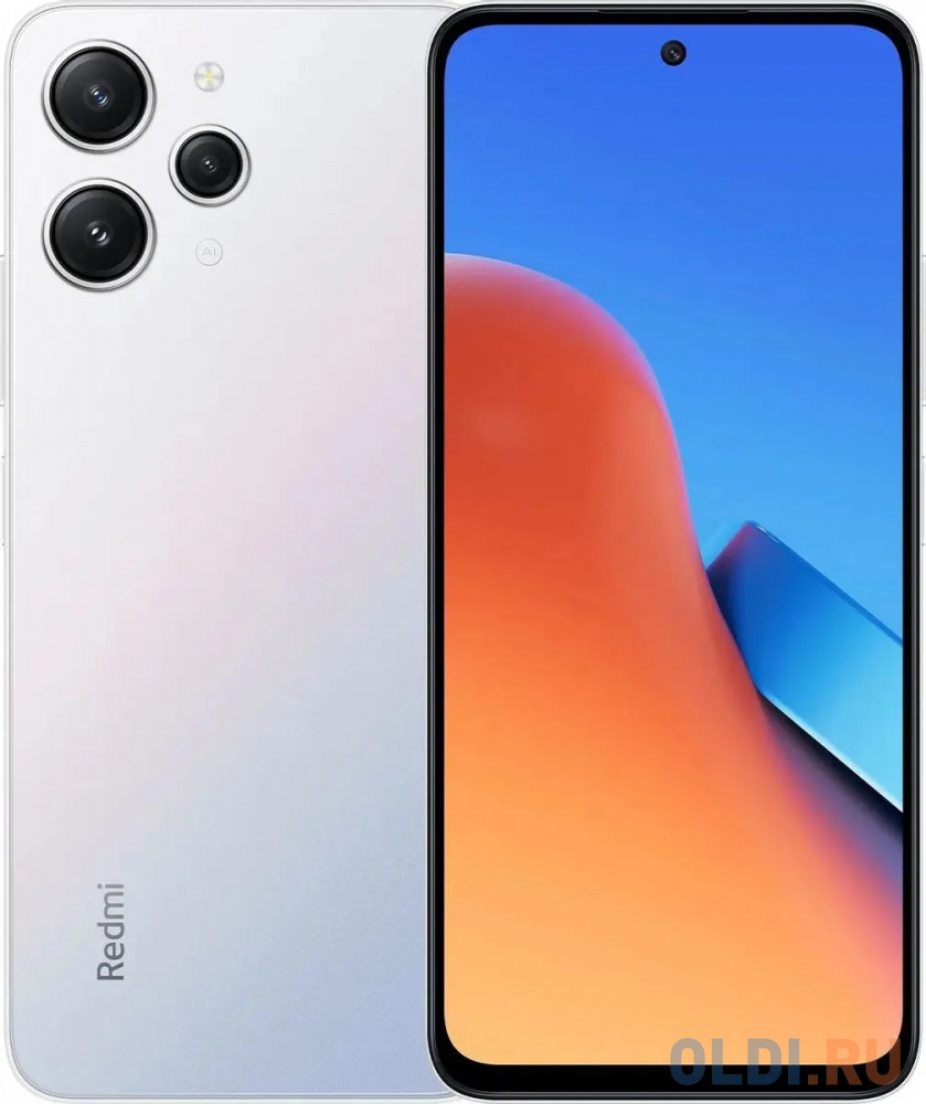 

Смартфон Xiaomi Redmi 12 8/256Gb, серебристый