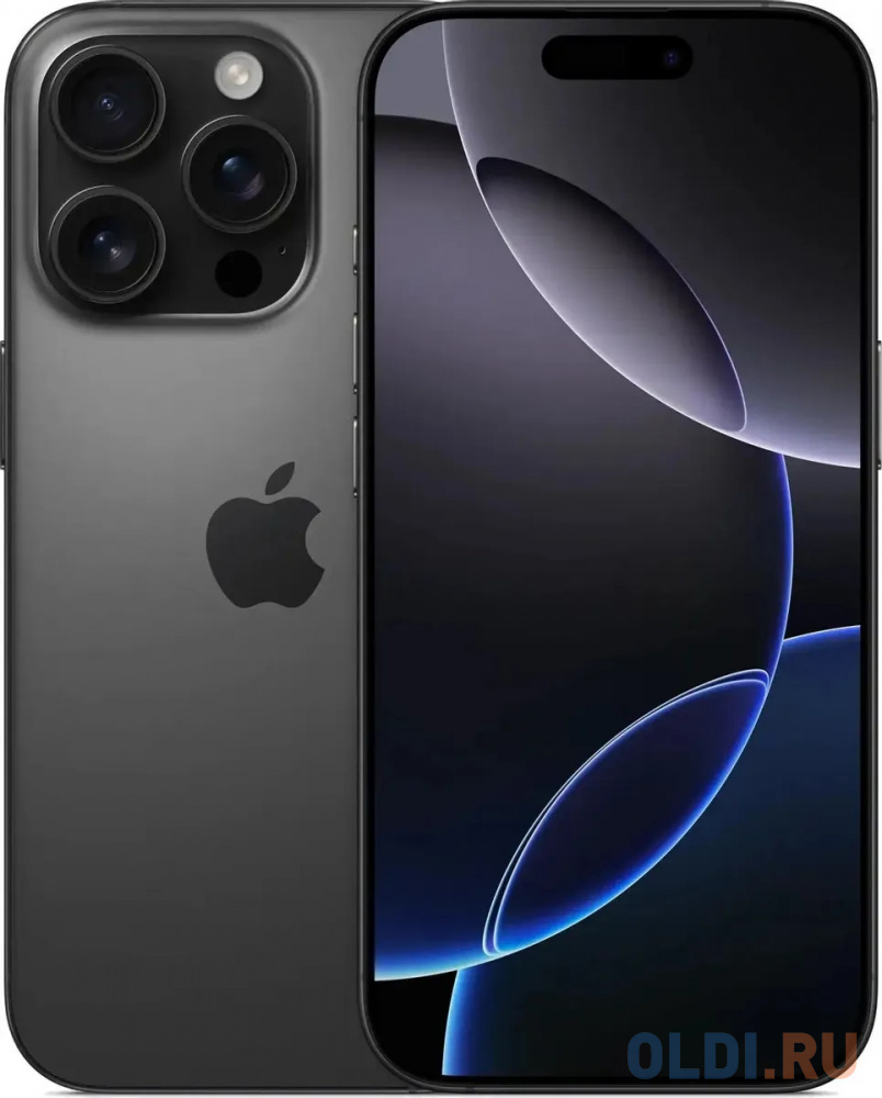 

Смартфон Apple iPhone 16 Pro 256Gb Black Titanium Черный Титан A3294 MYLT3ZA/A